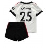 Manchester United Jadon Sancho #25 Bortedraktsett Barn 2022-23 Kortermet (+ korte bukser)